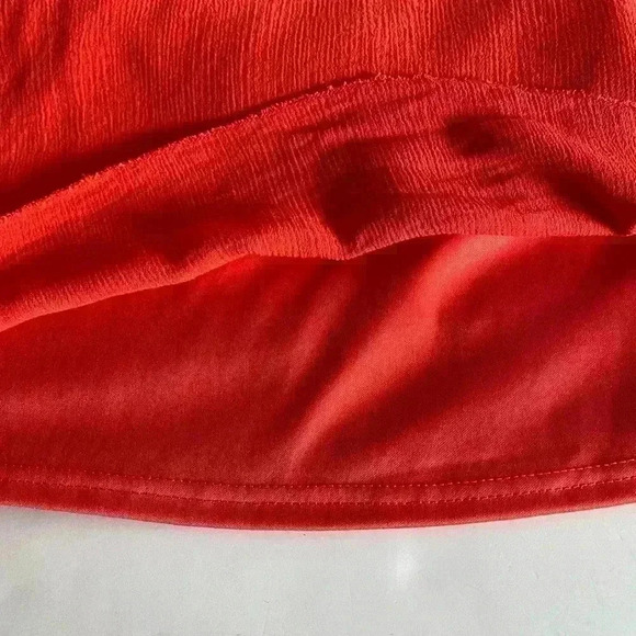 Rebellion Orange Dress with Embroidery Front - Picture 8 of 10